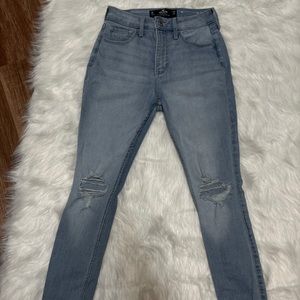 Hollister jeans curvy high rise super skinny sz 3S w26 L26